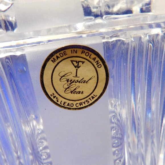 Crystal Clear Present Trinket  / Vanity Box Poland 24% Lead Crystal - Picture 6 of 7